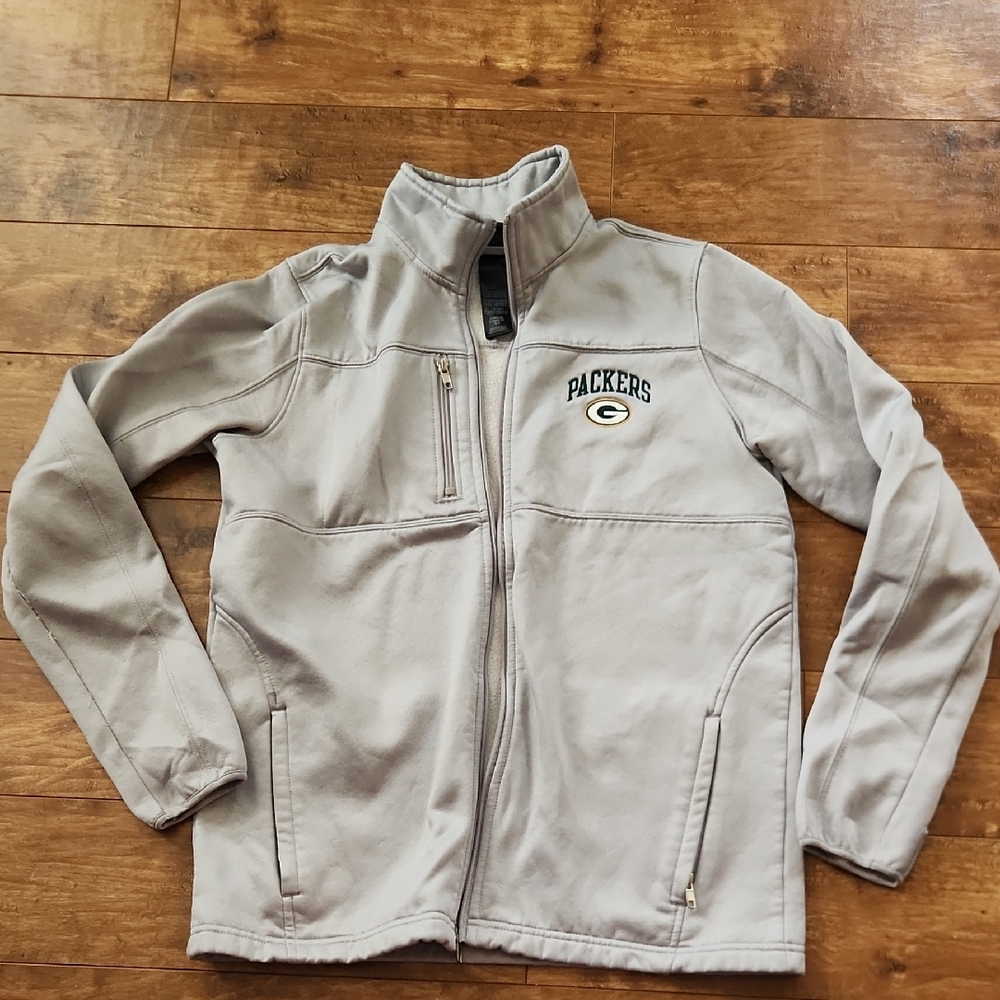 Packers Gray Full-Zip Jacket